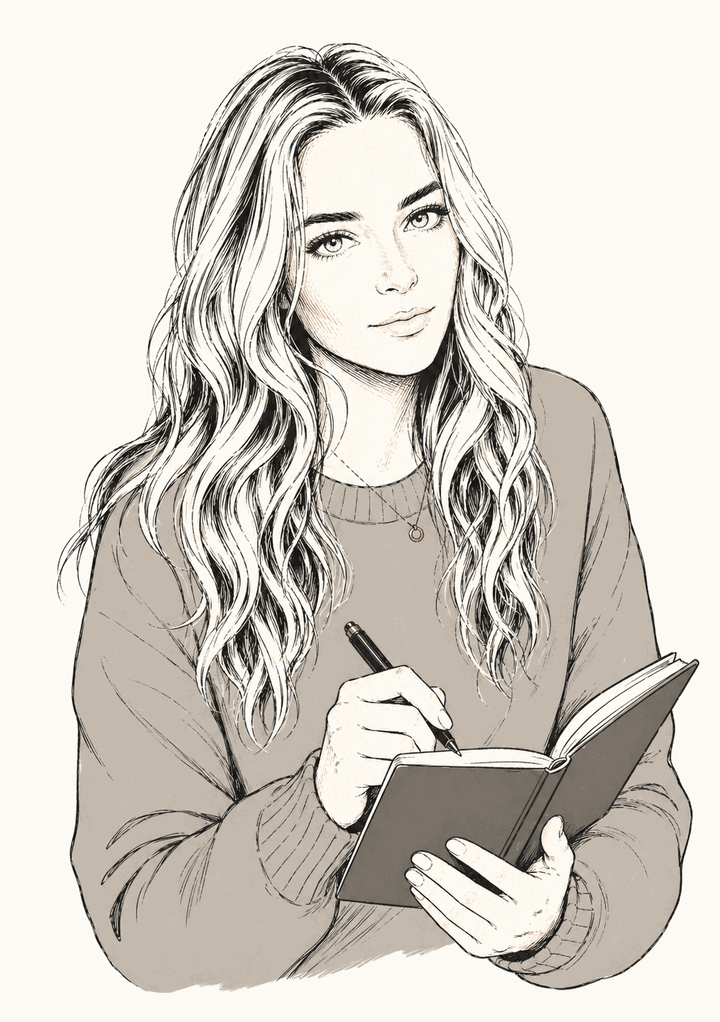 Caricature of Heather